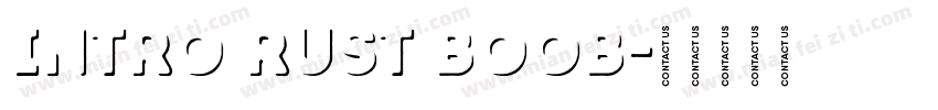 INTRO RUST BOOB字体转换